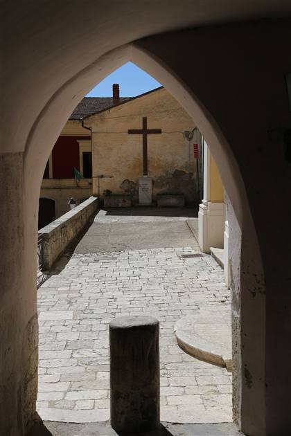Arco nel centro storico di Caiazzo